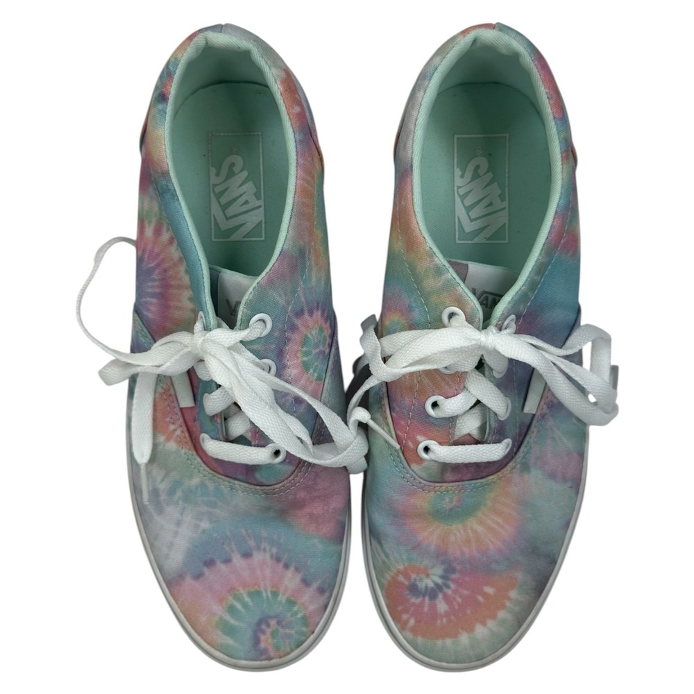 Vans Doheny Sneakers Womens 8.5 Multi Pastel Tie Dye Low Top Streetwear 90s